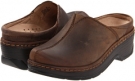 Dark Brown Oil Klogs Como for Women (Size 6.5)