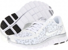 White/Wolf Grey/Metallic Silver Nike Free 5.0 V4 for Women (Size 10.5)