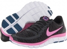 Black/Anthracite/White/Red Violet Nike Free 5.0 V4 for Women (Size 10)