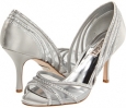 Grey Satin/Mesh Badgley Mischka Glynn for Women (Size 7.5)