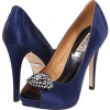 Navy Satin Badgley Mischka Goodie for Women (Size 9)