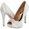 White Satin Badgley Mischka Goodie for Women (Size 6)