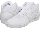 White/White/White Reebok Lifestyle Workout Mid for Men (Size 9)