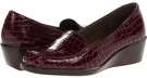 Dark Red Croco Aerosoles Final Exam for Women (Size 6)