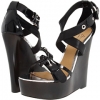 Black/Black Cow Silk Mark & James by Badgley Mischka Nera for Women (Size 10)