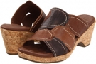 Brown Multi Leather Walking Cradles Daisy for Women (Size 10.5)