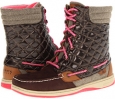 Brown Nubuck/Cire/Neon Pink Sperry Top-Sider Hiker Fish for Women (Size 6.5)