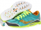 Green/Orange/Citron Saucony Progrid Kinvara TR for Women (Size 5)