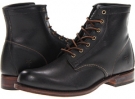 Black Scotch Grain Frye Arkansas Mid Leather for Men (Size 9.5)