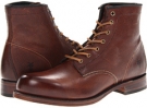 Dark Brown Scotch Grain Frye Arkansas Mid Leather for Men (Size 10.5)