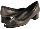 Pewter Pearl Nappa/Match Smack Patent Vaneli Debra for Women (Size 4.5)