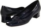 Navy Nappa/Match Smack Patent Vaneli Debra for Women (Size 4.5)