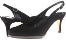 Black Suede/Black Whips Vaneli Faby for Women (Size 8)