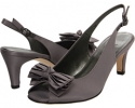 Pewter Satin Vaneli Majella for Women (Size 13)