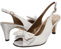 Ivory Satin Vaneli Majella for Women (Size 10.5)