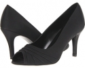 Black Satin Vaneli Penta for Women (Size 8)