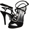 Black Satin Stuart Weitzman Bridal & Evening Collection Globarcelona for Women (Size 9)