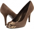 Mushroom Satin Stuart Weitzman Rosita for Women (Size 9)