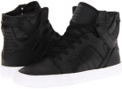 Black/Black/White Multi Snake Supra Skytop for Women (Size 10)