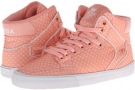 Peach Polka Dot Supra Vaider for Women (Size 5.5)