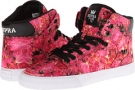 Purple Floral Supra Vaider for Women (Size 8)