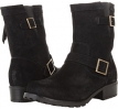 Black Distressed Suede SoftWalk Bellville for Women (Size 5)