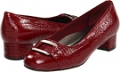 Dark Red Croco Patent Trotters Doris Signature for Women (Size 6.5)