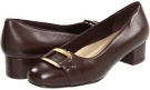 Dark Brown Burnished Soft Kid Trotters Doris Signature for Women (Size 8)