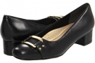 Black Burnished Soft Kid Trotters Doris Signature for Women (Size 10.5)