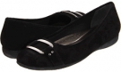 Black Kid Suede Trotters Sizzle Signature for Women (Size 5.5)