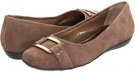 Taupe Kid Suede Trotters Sizzle Signature for Women (Size 6.5)