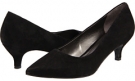 Black Kid Suede Trotters Paulina for Women (Size 5)