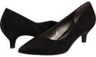 Black Kid Suede Trotters Paulina for Women (Size 6)