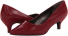Dark Red Patent Suede Lizard Leather Trotters Paulina for Women (Size 7.5)