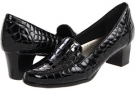 Black Croco Patent Trotters Gloria Croco for Women (Size 9)