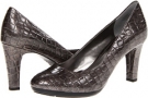 Pewter Patent Croco Anne Klein Clemence for Women (Size 10.5)