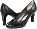 Black Leather Anne Klein Clemence for Women (Size 6.5)