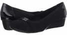 Black Matte Stretch Anne Klein Definitely 3 for Women (Size 6.5)