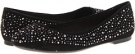 Black Suede Rhinestones Sperry Top-Sider Emma for Women (Size 5)