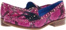 Royal Magenta Snake Print Juicy Couture Yara for Women (Size 5.5)