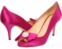 Fuchsia Satin Kate Spade New York Stoney for Women (Size 9.5)