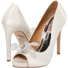 White Satin Badgley Mischka Reta for Women (Size 7.5)