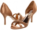 Natural Satin Badgley Mischka Ryanne for Women (Size 10)