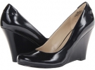 Navy Patent Nine West Smooch for Women (Size 5)