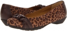 Mocha/Chocolate Mocha Leopard Suede Softspots Posie for Women (Size 8.5)