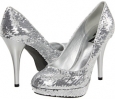 Silver Sequin Type Z Tasia for Women (Size 7.5)