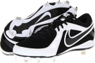 White/Black/White Nike MVP Strike Low Metal for Men (Size 4)