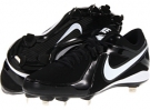 Black/Black/White Multi Snake Nike MVP Strike Low Metal for Men (Size 5)