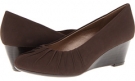 Dark Brown Faux Suede Soft Style Gaby for Women (Size 9.5)