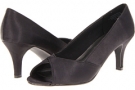 Black Satin Bouquets Gayle for Women (Size 11)